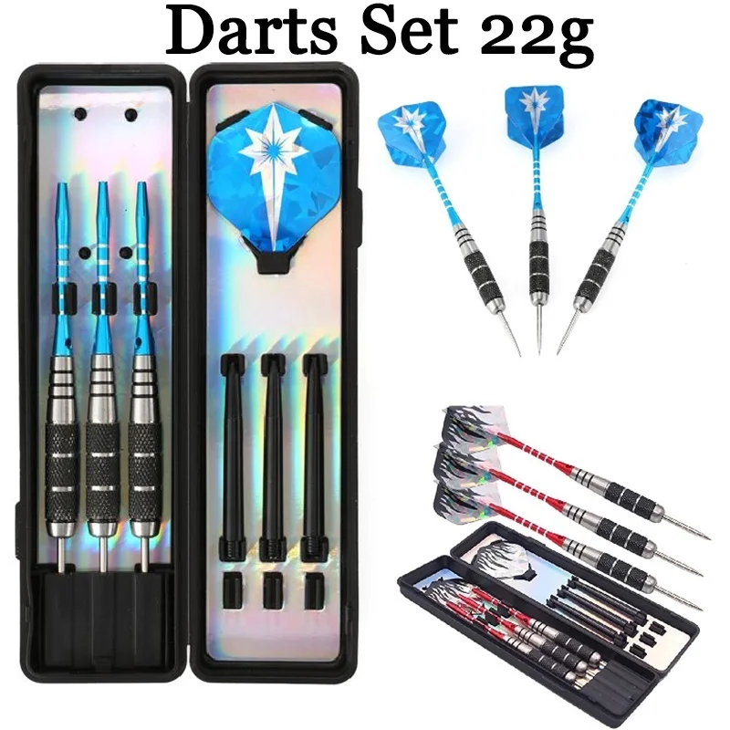 

3PCS/Set 22g Professional Soft Darts Set Darts Needle Box Rod Leaf Electronic Dartboard Shooting Indoor Entertainment