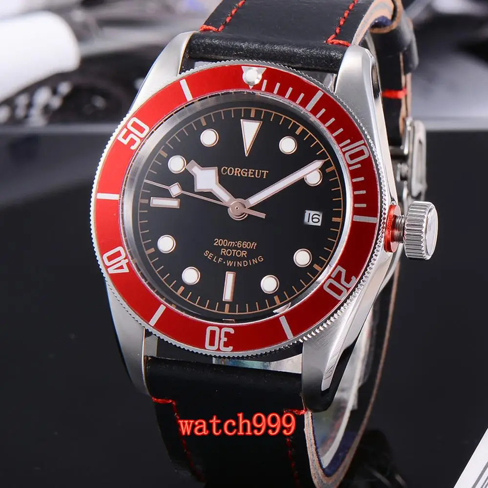 Мужские Водонепроницаемые механические часы с автоматическим механизмом и