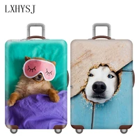 thicken luggage cover elasticity trolley dust cover suitcase protection cover for 18 32 inch suitcase case travel accessories