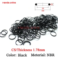 thicknesscs 1 78 as568 004 050 black nbr rubber sealing o ring o ring seal gasket oil washer gaskets orings