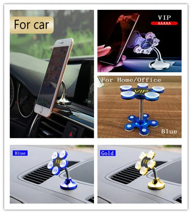 Держатель телефона автомобиля магия присоски мобильный телефон держатель