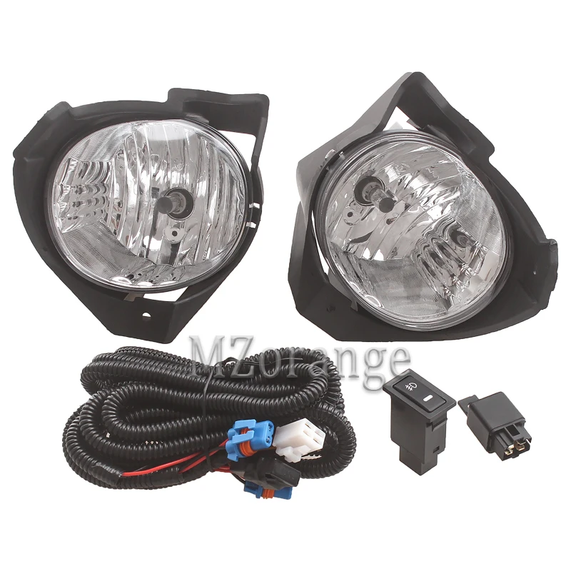 

1 комплект противотуманных фар для Toyota Hilux Vigo MK6 2008 2009 2010 2011, противотуманные фары, комплект автомобильных противотуманных фар с жгутом переключателя лампы