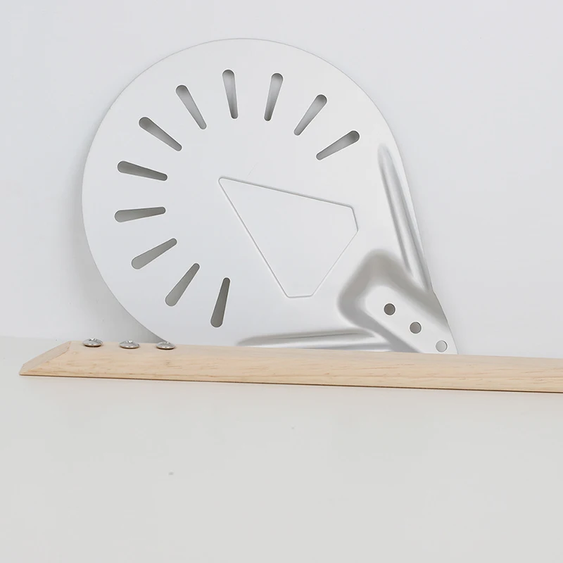 

Perforated Pizza Peel 7/8/9" Pizza Turning Peel for Homemade Pizza Bread Bakers C44
