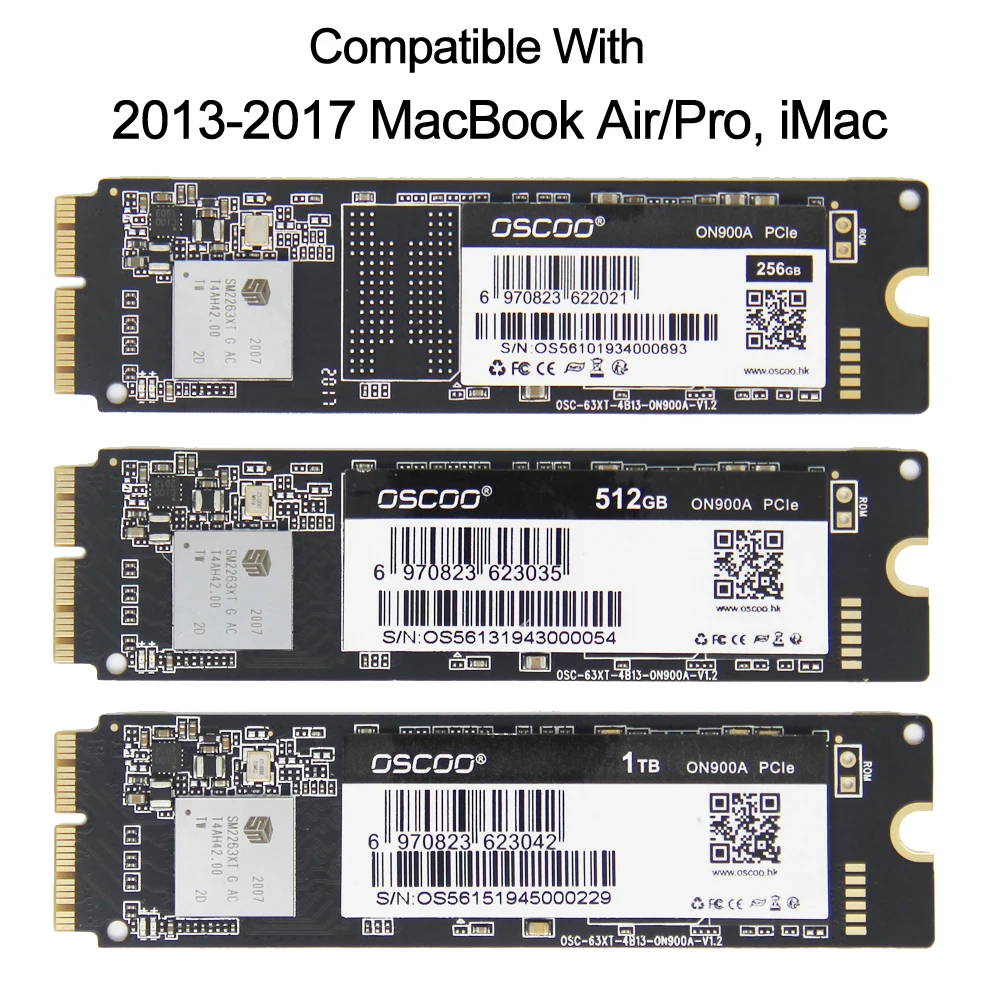 SSD накопитель iMac A1419 A1418 256/512/2014 ГБ для Macbook Air A1465 A1466 Pro Retina A1502 A1398 1 ТБ|Внутренние