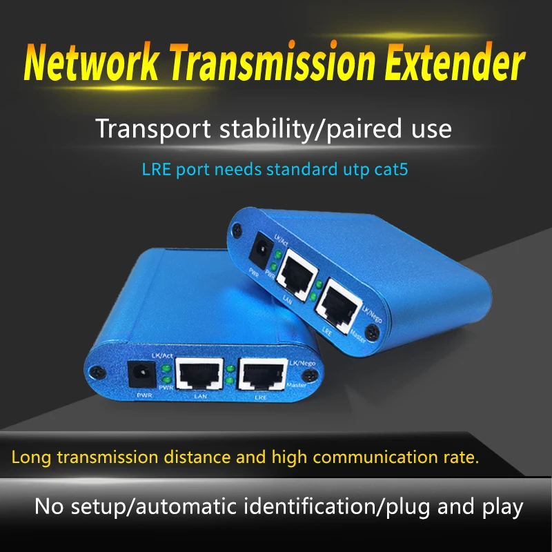 300-500 meters ethernet extender  through  utp cat5  Long distance extender  Ethernet Security Systems IP Camera