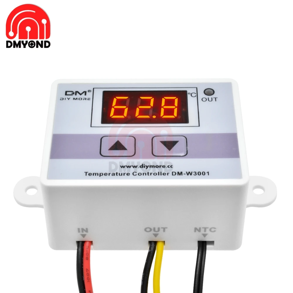 Цифровой регулятор температуры W3001 фоторегулятор термометр терморегулятор 110-220