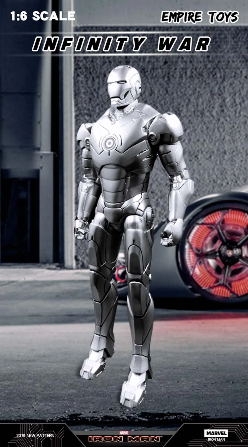 Коллекционная экшн фигурка в масштабе 1/6 Мстители Бесконечность MK3 Железный