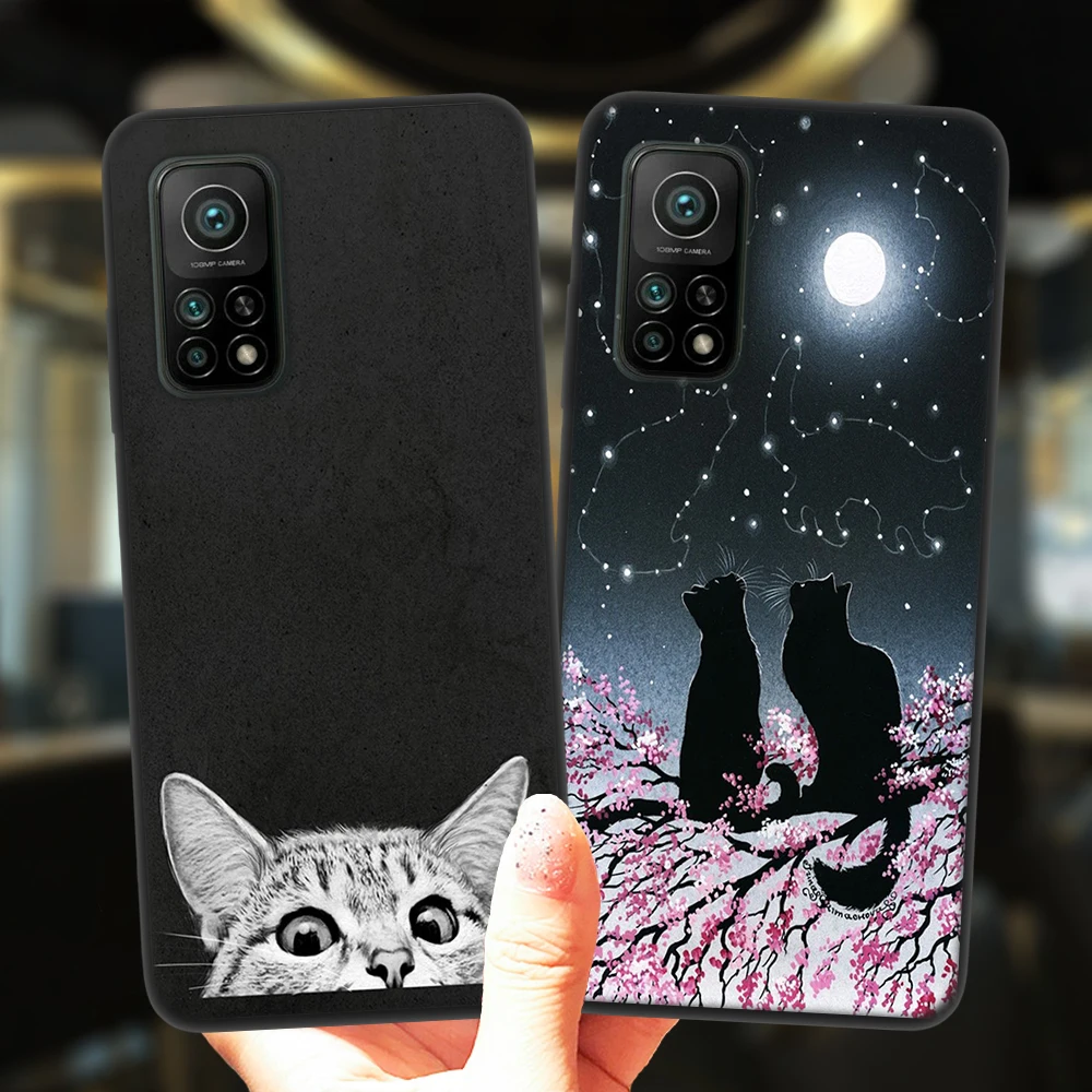 Защитный чехол для Xiaomi Mi 10T Lite Redmi Note 9 10 11 9S 7 8 Note10 Pro 8T 9C мягкий силиконовый с милым