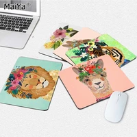 maiya my favorite animal wearing flower high speed new mousepad top selling wholesale gaming pad mouse