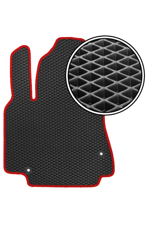 Автомобильный коврик EVA Toyota Corolla Fielder правый руль NZE 141 2006-2010 (красный кант) Vicecar