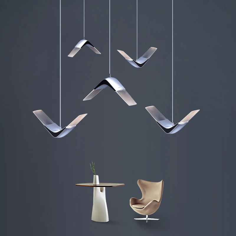 Современный подвесной светильник с геометрическим рисунком s скандинавские