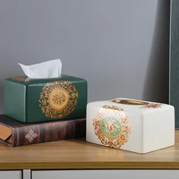 ceramic tissue box toilet paper rack ktvlivingroom desktop storage organization bathroom roll holder nordic style 181310 cm