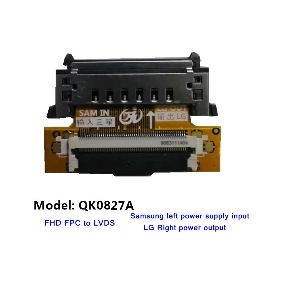 FPC к LVDS Кабельный адаптер соединитель 2k samsung поворот LG FHD левый правый источник