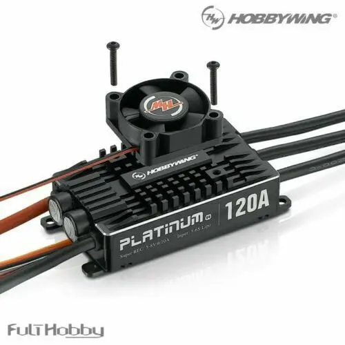 

Регулятор скорости 3 ~ 6S Hobbywing Platinum 120A V4 для радиоуправляемого вертолета 500/550/600
