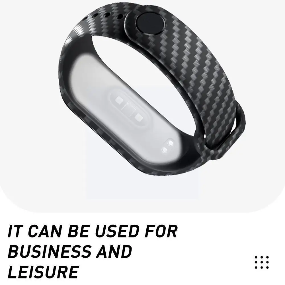 

Ремешок для часов из углеродного волокна Защитный чехол для Xiaomi 6 5 4 3 универсальный NFC версия сменный ремешок G6M5