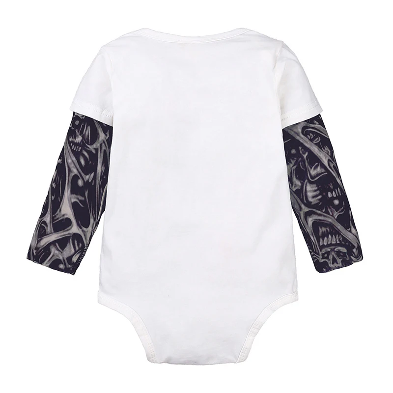 

Christmas Autumn Infant Newborn Baby Boys Girls Long Sleeve Tattoo Printing Rompers Clothes Baby Toddler Boys Girls Jumpsuits