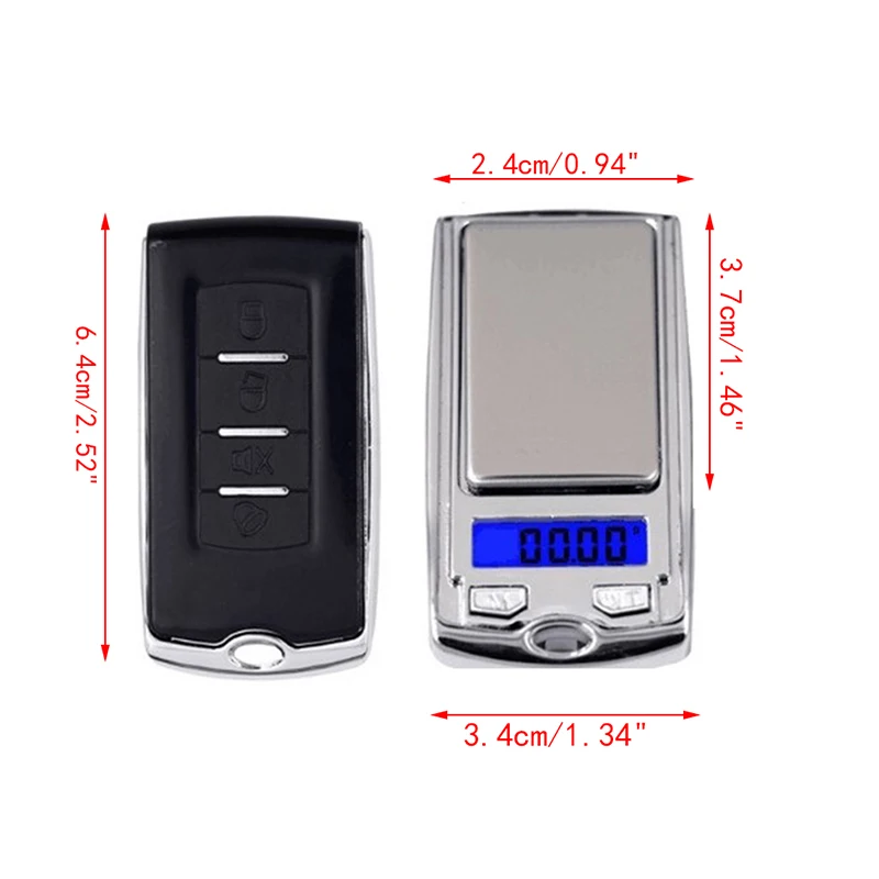 

Super Mini Pocket Jewelry Scale Car Key Digital Scales Weight Balance Gram Scale