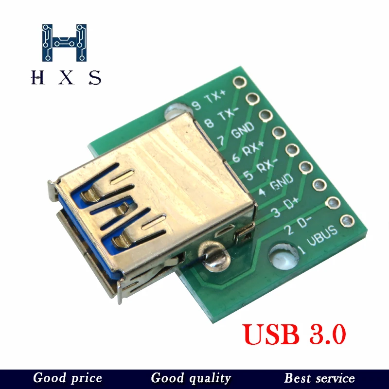 Micro Mini USB A папа 2 0 3 мама B разъем интерфейс к 54 мм DIP PCB преобразователь адаптер