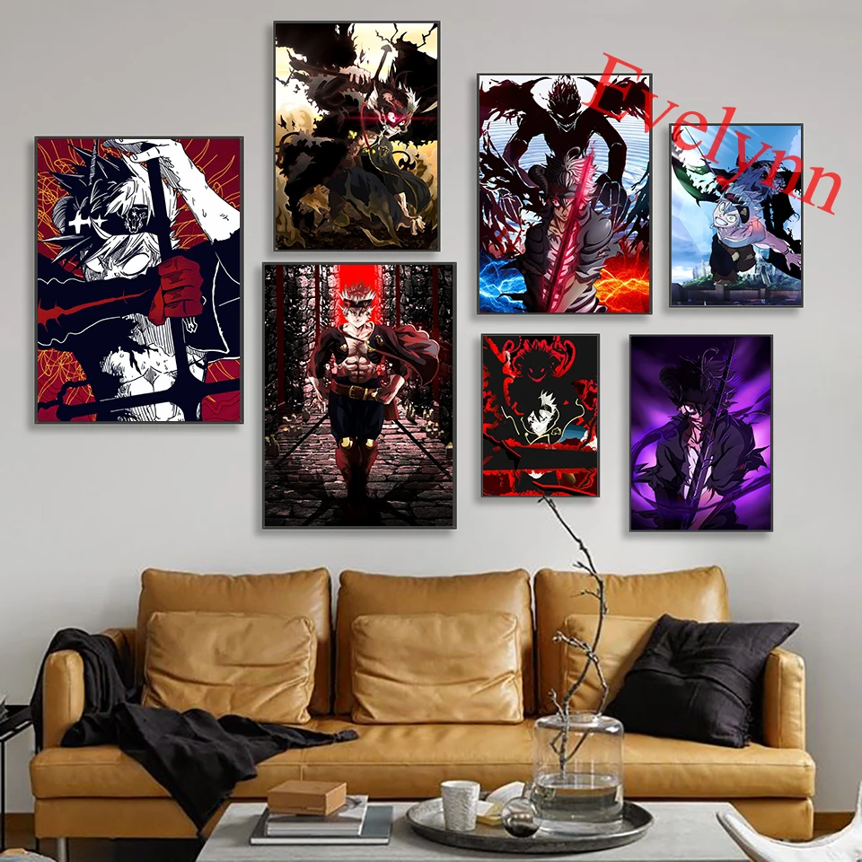 

Japanese Anime Black Clover Canvas Poster And Print Modern Living Room Cuadros Nordic Home Decor Painting Wall Art Pictures