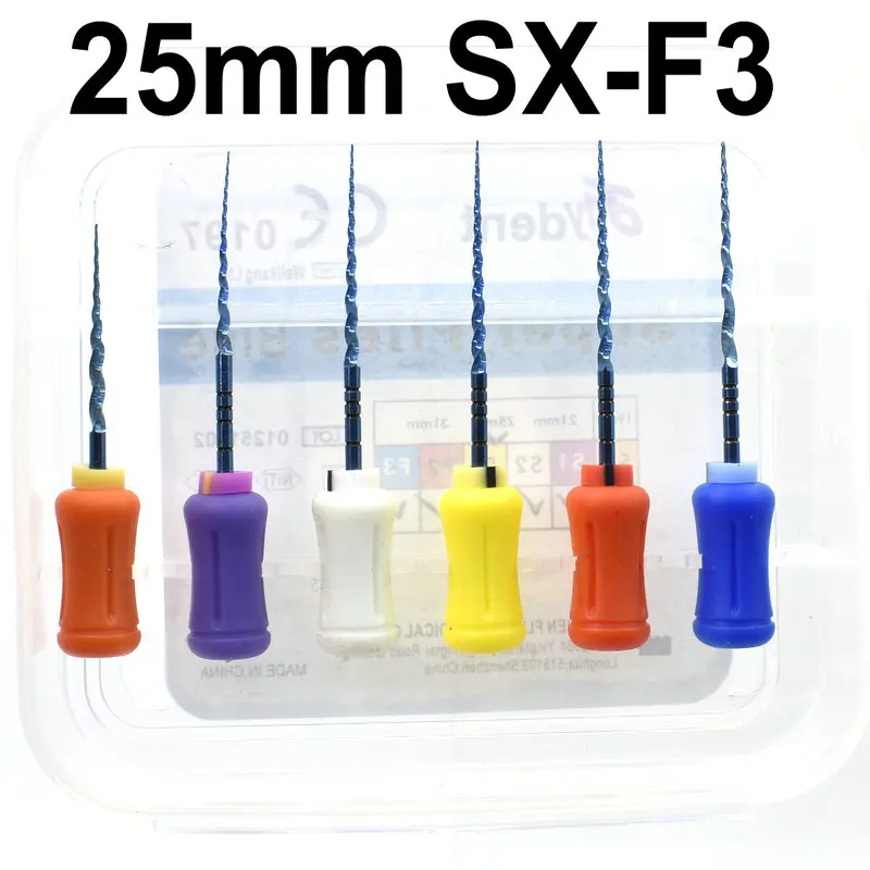 Стоматологические файлы Superfiles Handuse синие металлические eflydent