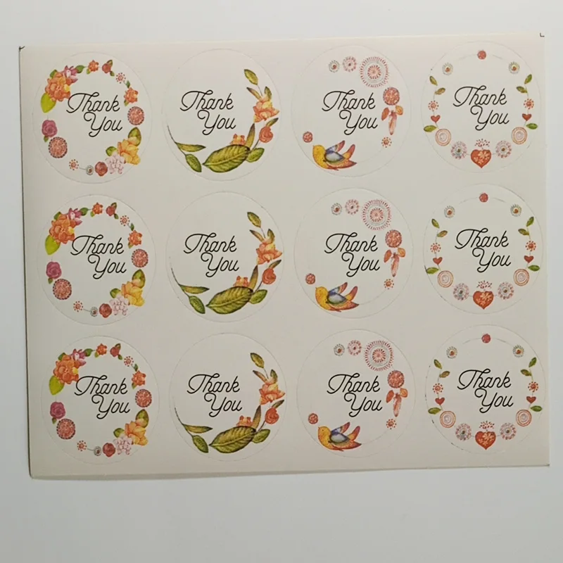 60 шт упаковочные подарочные пакеты спасибо этикетка бумажные свадебные