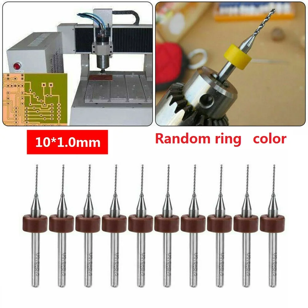 

10 X 1.0mm Quality Carbide Micro PCB Drill Bits Jewelry CNC Tool For PC Boards