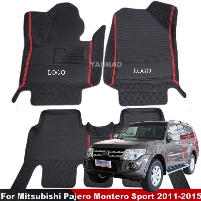 

Автомобильные коврики для Mitsubishi Pajero Montero Sport 2011, 2012, 2013, 2014, 2015, (5 мест), автомобильный коврик, водонепроницаемые, грязные коврики