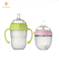 dorahoney baby bottles 5 8 oz breastmilk wide mouth soft silicone feeding container kids drink water cups baby feeding bottle