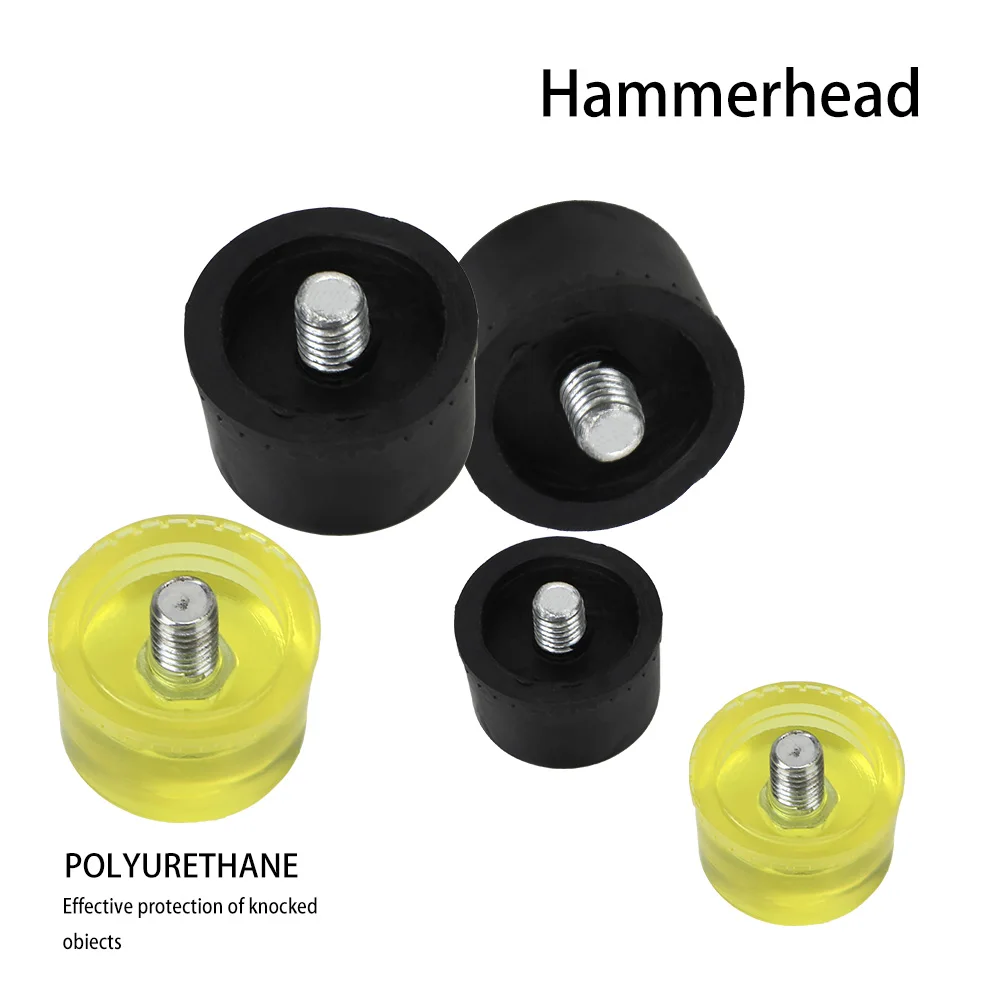 

Nylon Head Rubber Mallet Hand Tools 25MM 30MM 40MM Glazing Window Beads Hammers Multifunctional Double Face Tap Rubber Hammer