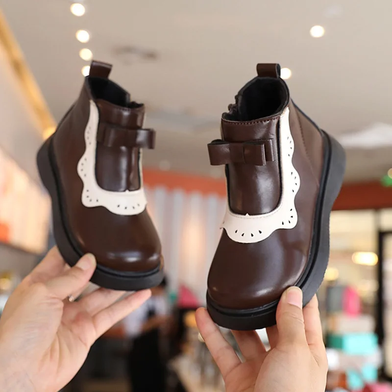 

Girls Boots Plus Princess Short Boots Girl Boots With Cotton Warm Fashion Shoes Baby Winter