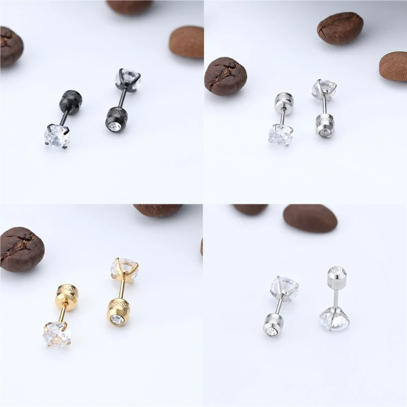 5 пар набор из гипоаллергенной нержавеющей стали | Украшения и аксессуары