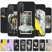 art statue case for honor 10i 10 10x lite case soft silicone funda huawei honor 20 30 pro 30s 8a 8x 8s 9a 9c 9s 9 10 lite cover