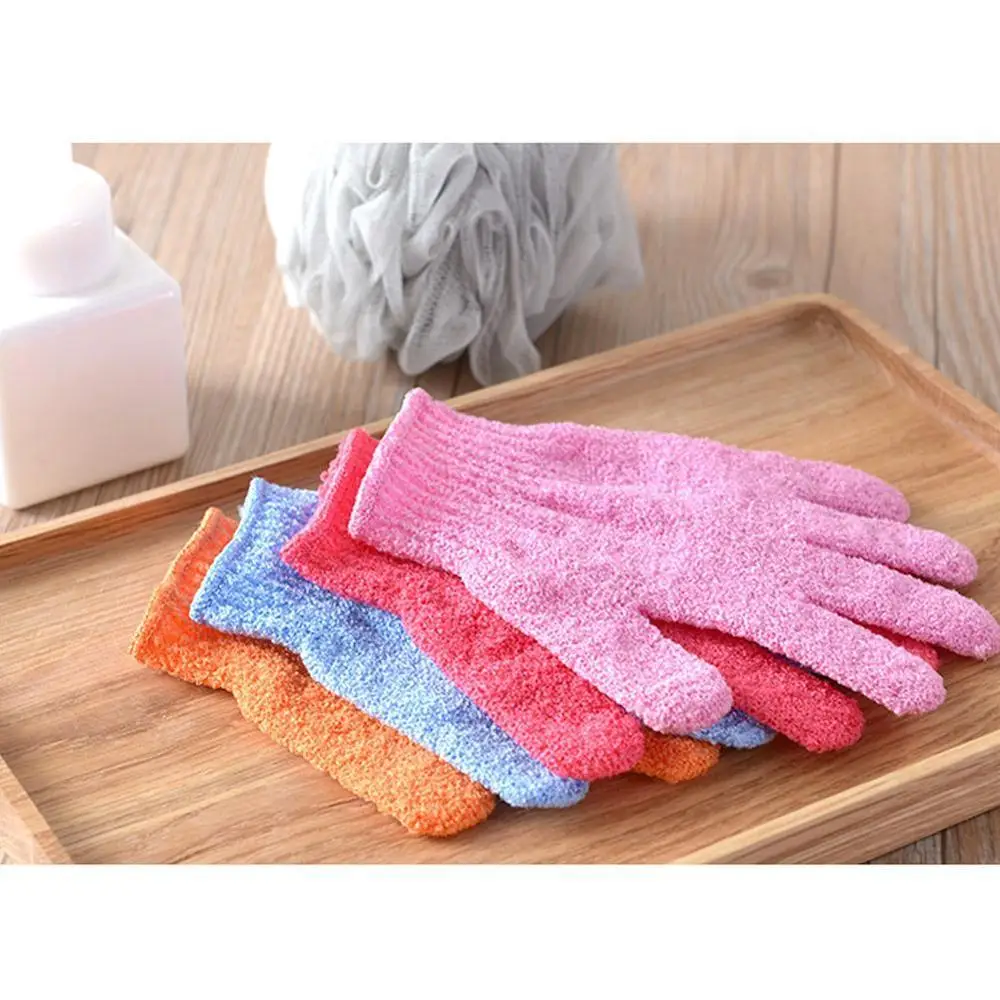 Отшелушивающие перчатки рукавица Ванна Скраб для душа загар мертвой кожи