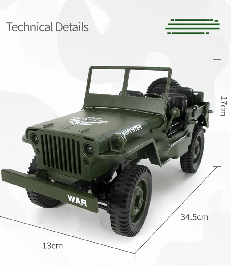 1:10 2,4G моделирования 4 колеса восхождение автомобиля военная модель Электрический rc Jeep автомобиль игрушка для детей, носки для мальчиков