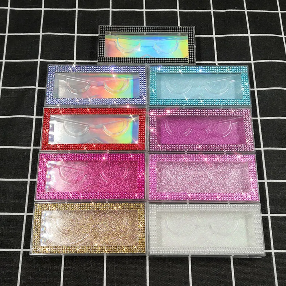 

5pcs Lashes Box Soft Paper Eyelashes Packaging Various Color Eyelashes Paper Box