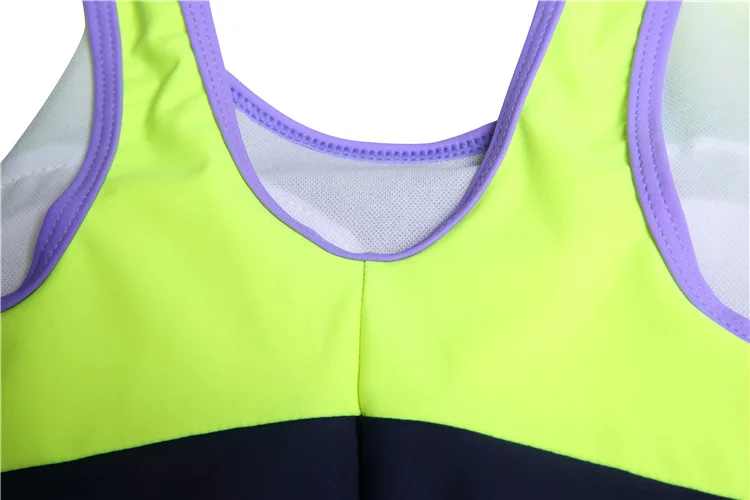 Girl Professional Water Sport One Piece Patchwork SwimSuit Female Push Up Bathing Suit Beach Surfing Quick-Dry SwimWear FreeShip