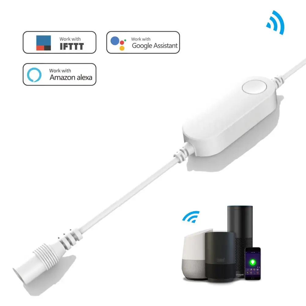 Умная жизнь Tuya, Wifi, умный светильник, полоса управления, rgb-контроллер, 4 контакта, умный дом, автоматический беспроводной пульт дистанционного управления Alexa Google Home