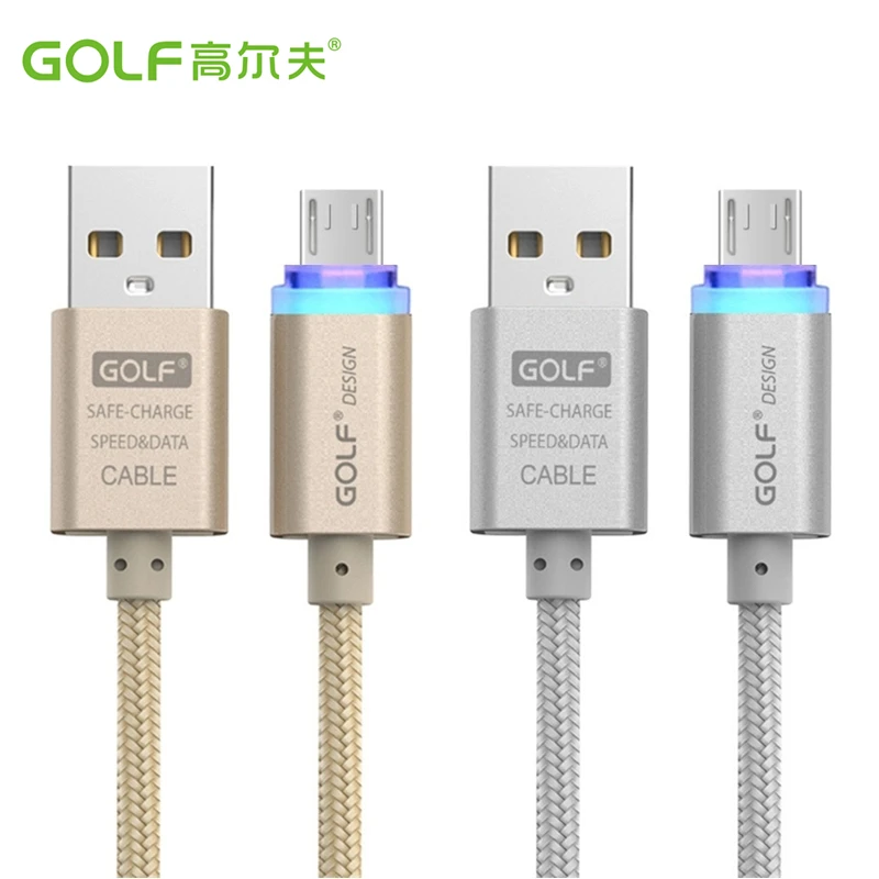 GOLF Smart светодиодный кабель для быстрой синхронизации данных USB samsung S6 S7 Redmi 5 6 Note4X