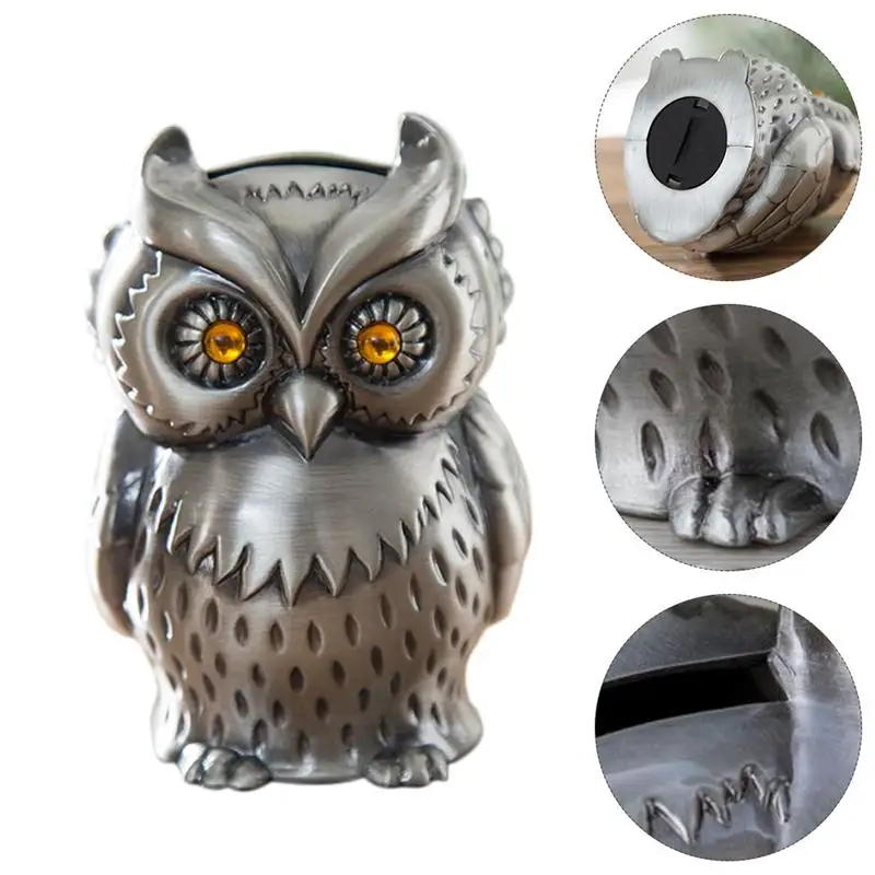 

1Pc Owl Coin Bank Fine Safe Chic Owl Shape Piggy Bank Valentine Gift Birthday Gift
