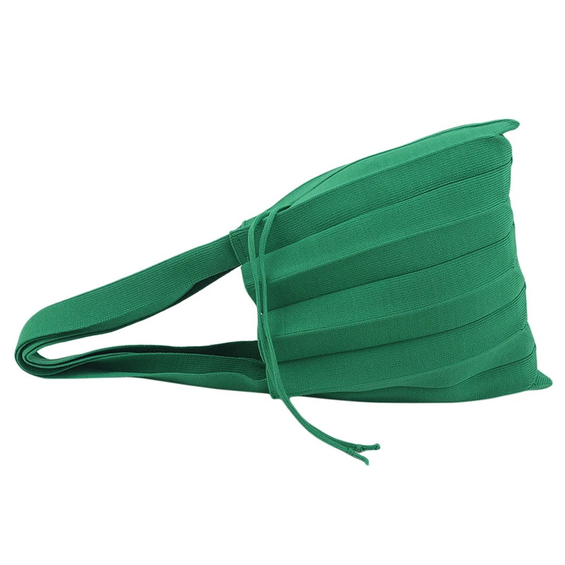 Шерстяная Вязаная плиссированная сумка лоскутные сумки для покупок на шнурке