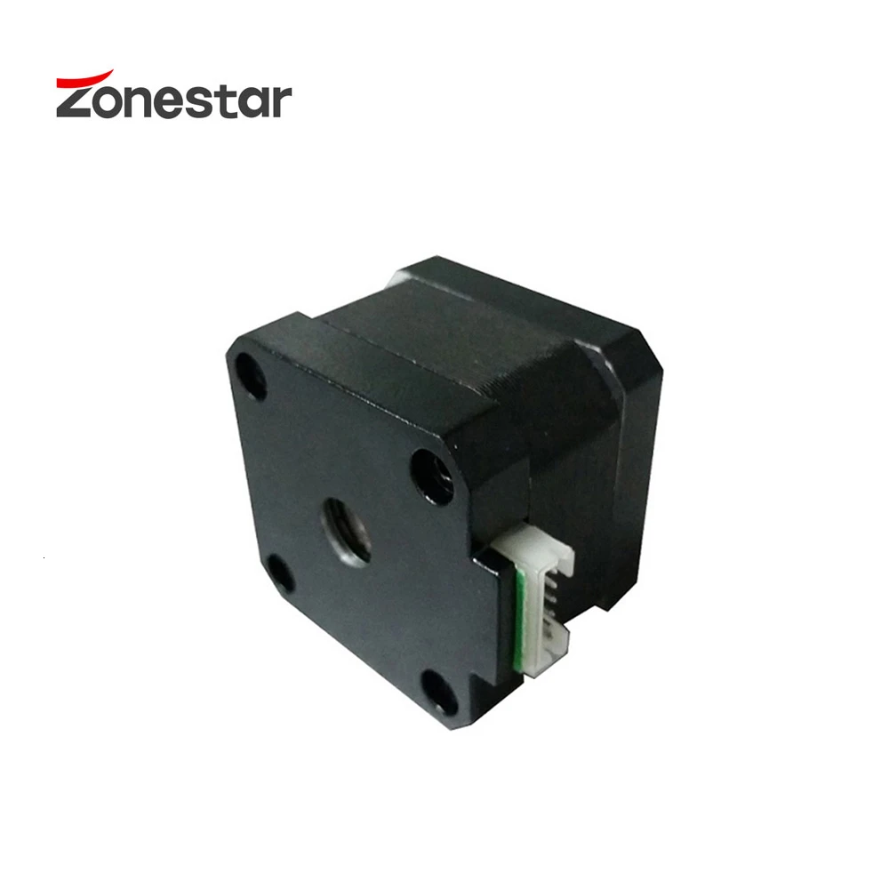 

Nema17 Stepper Motor Torque: 4000g.cm Current:1.2A 1.8 Degree / Step 5MM Shaft Diamete