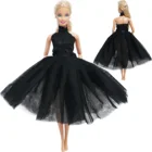 Элегантное платье для куклы, 1 комплект, черная юбка без рукавов, повседневная одежда для свиданий, одежда для куклы Барби, 11,5 дюймов, кукольные аксессуары, игрушка