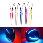 Светоотражающая самоклеящаяся лента со светодиодной подсветильник кой для мотоциклетного шлема