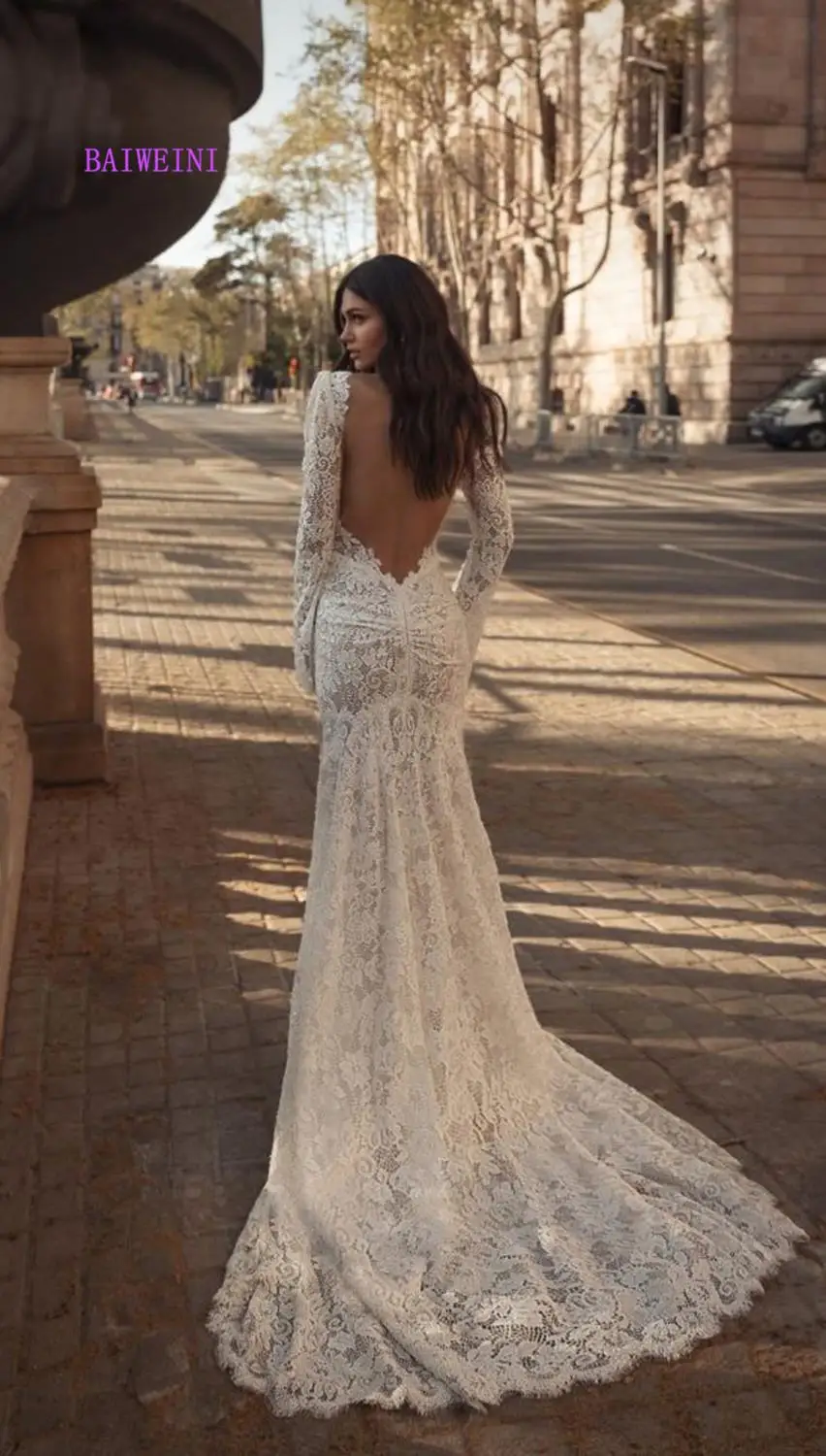 Vestido de noiva Новое поступление сексуальные Simlple Свадебные платья 2021 Русалка Вышивка