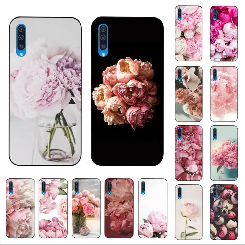 

MaiYaCa Peony Flower Phone Case For Samsung A 10s 31 40 30 70 71 51 20 30 s a7 A8 2018 Vivo Y9c