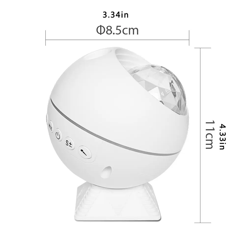 

LED Car Watermark Starry Sky Projection Lamp USB Cable LED Spherical Voice-activated Laser Light Mini Small Starry Sky Lamp