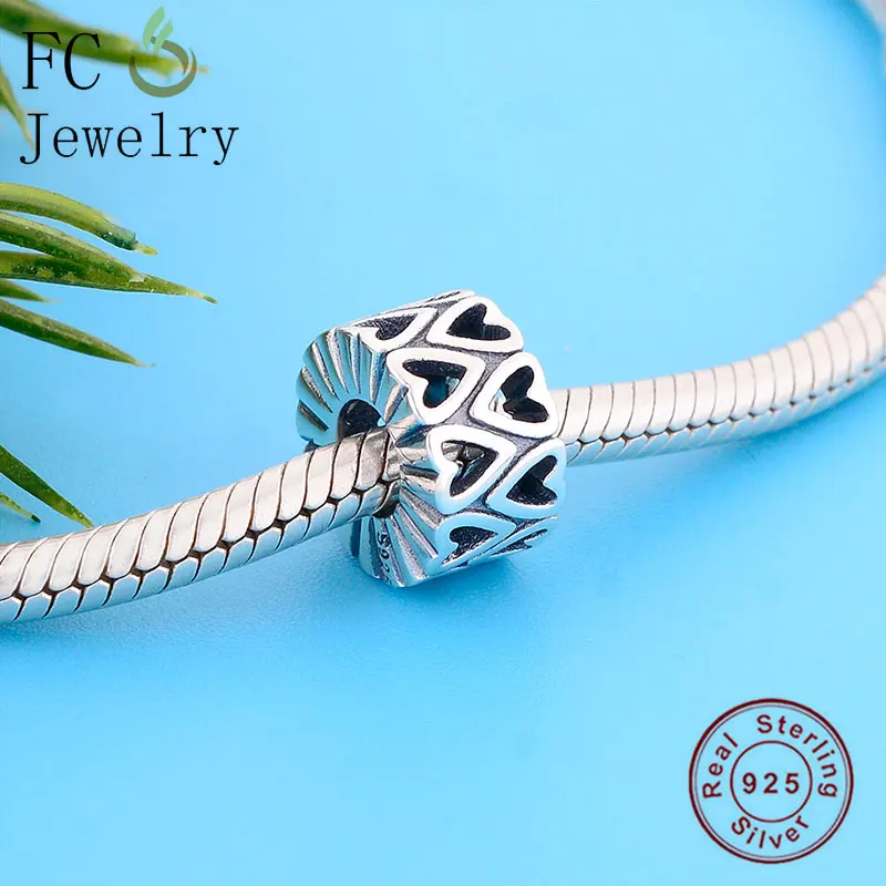 FC ювелирные изделия Подходит для оригинального браслета Pandora 925 Серебряная