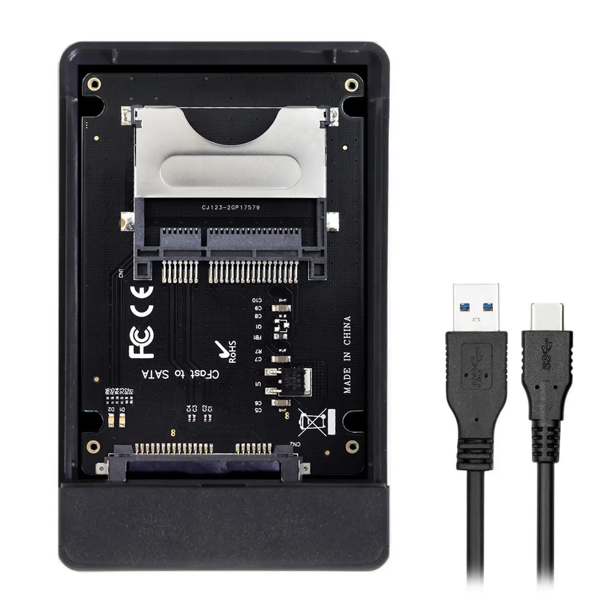 CYSM CFast USB-C USB3.0 &amp SATA адаптер карты 2 5 &quotчехол SSD HDD кард-ридер для портативных ПК |