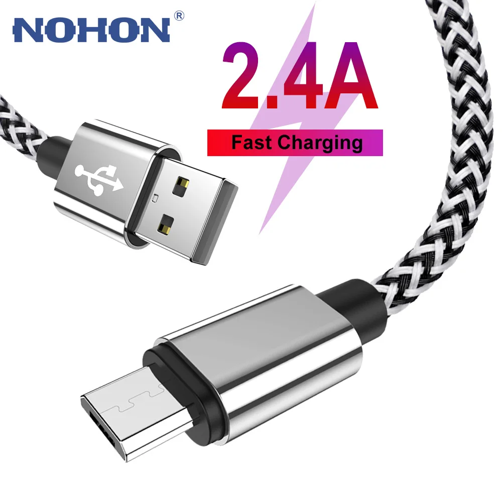 2 м 3 Micro USB кабель для зарядки данных samsung huawei Xiaomi Redmi Note 4 4X5 Microusb мобильный телефон