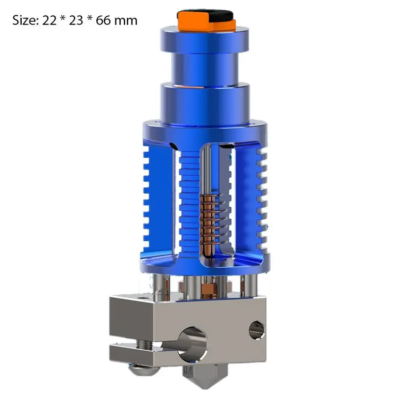 

All Metal Hotend Standard Version Coppe Plated Nozzles Lightweight Fast Heat Dissipation Hotend Kit For Voron 3D Printers